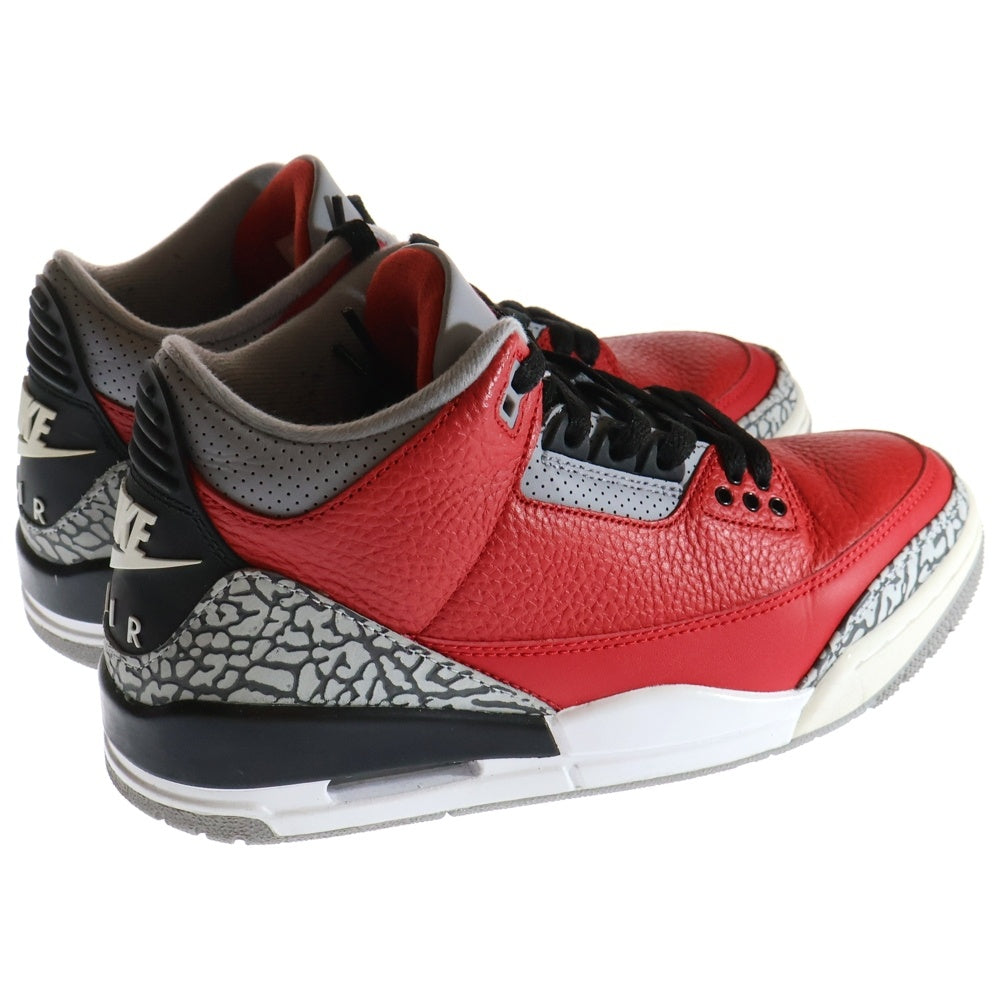 NIKE(ナイキ) AIR JORDAN 3 RETRO SE CK5692-600 エアジョーダン レトロ ハイカットスニーカー レッド レディース US6/24cm