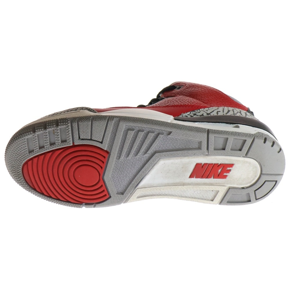 NIKE(ナイキ) AIR JORDAN 3 RETRO SE CK5692-600 エアジョーダン レトロ ハイカットスニーカー レッド レディース US6/24cm