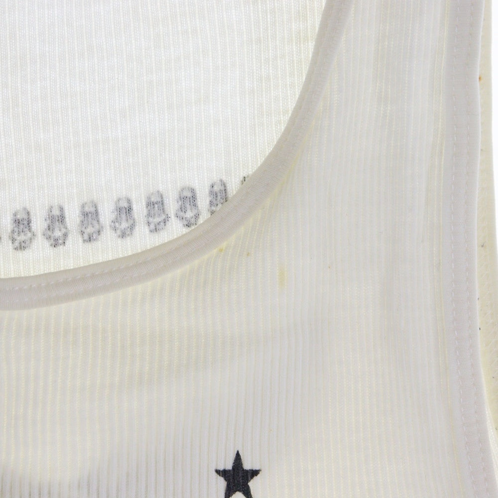 CHROME HEARTS(クロムハーツ) OLD FOTI 両面プリント コットン タンクトップ ホワイト