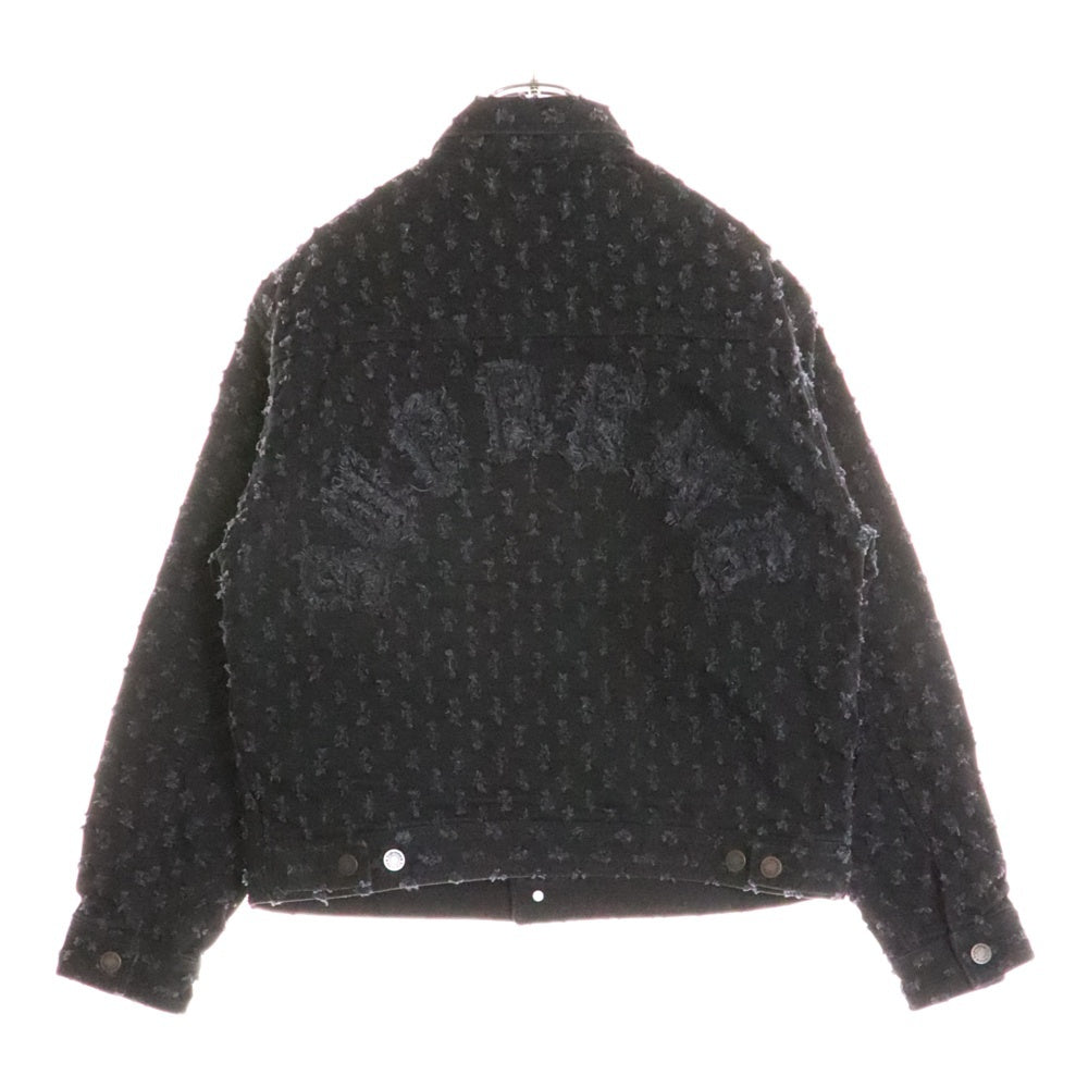 SUPREME(シュプリーム) 20SS Hole Punch Denim Trucker Jacket バックロゴ デニムジャケット ブラック