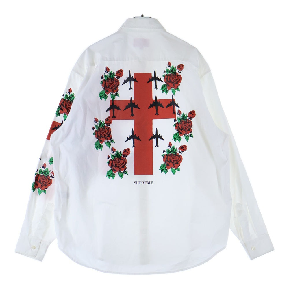 SUPREME(シュプリーム) 23SS Destruction of Purity Shirt ディストラクションオブピュアリティー 長袖シャツ ホワイト