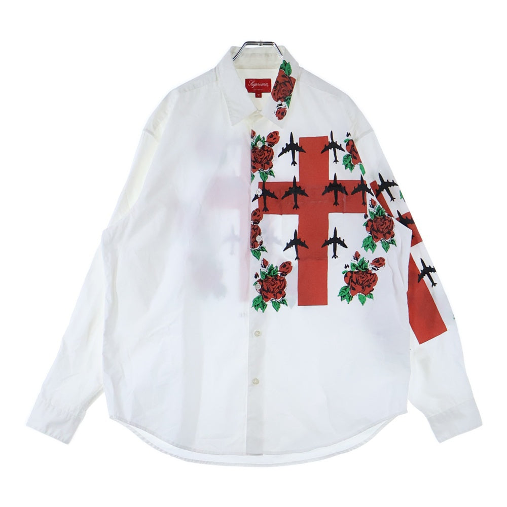 SUPREME(シュプリーム) 23SS Destruction of Purity Shirt ディストラクションオブピュアリティー 長袖シャツ ホワイト