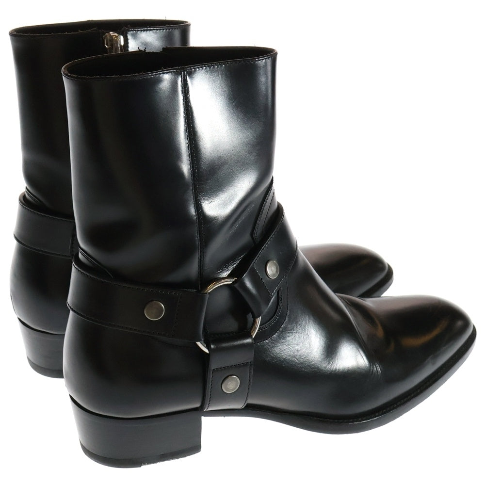 SAINT LAURENT PARIS(サンローランパリ) Wyatt Harness Boot クラシックワイアット ハーネス リングブーツ ブラック 40 D1573070