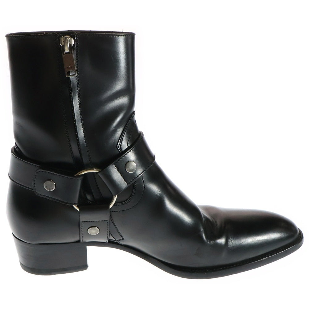 SAINT LAURENT PARIS(サンローランパリ) Wyatt Harness Boot クラシックワイアット ハーネス リングブーツ ブラック 40 D1573070
