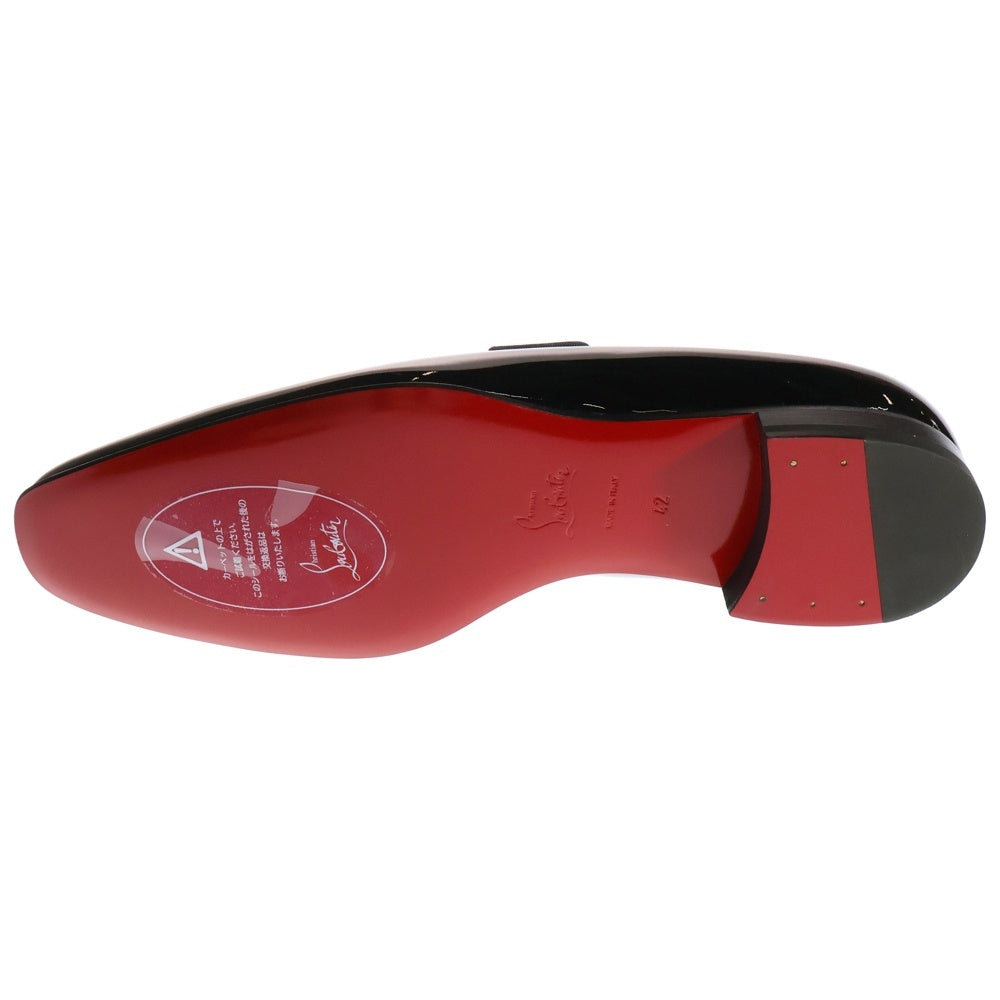 CHRISTIAN LOUBOUTIN(クリスチャンルブタン) Dandelion ダンデライオン パテントローファー エナメルシューズ ブラック 1150564BK01