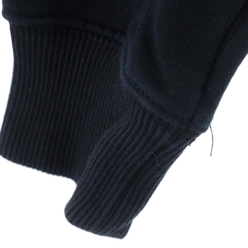 MLB(エムエルビー) NEW YORK YANKEES ニューヨークヤンキース クロップド スウェット トレーナー ブラック レディース