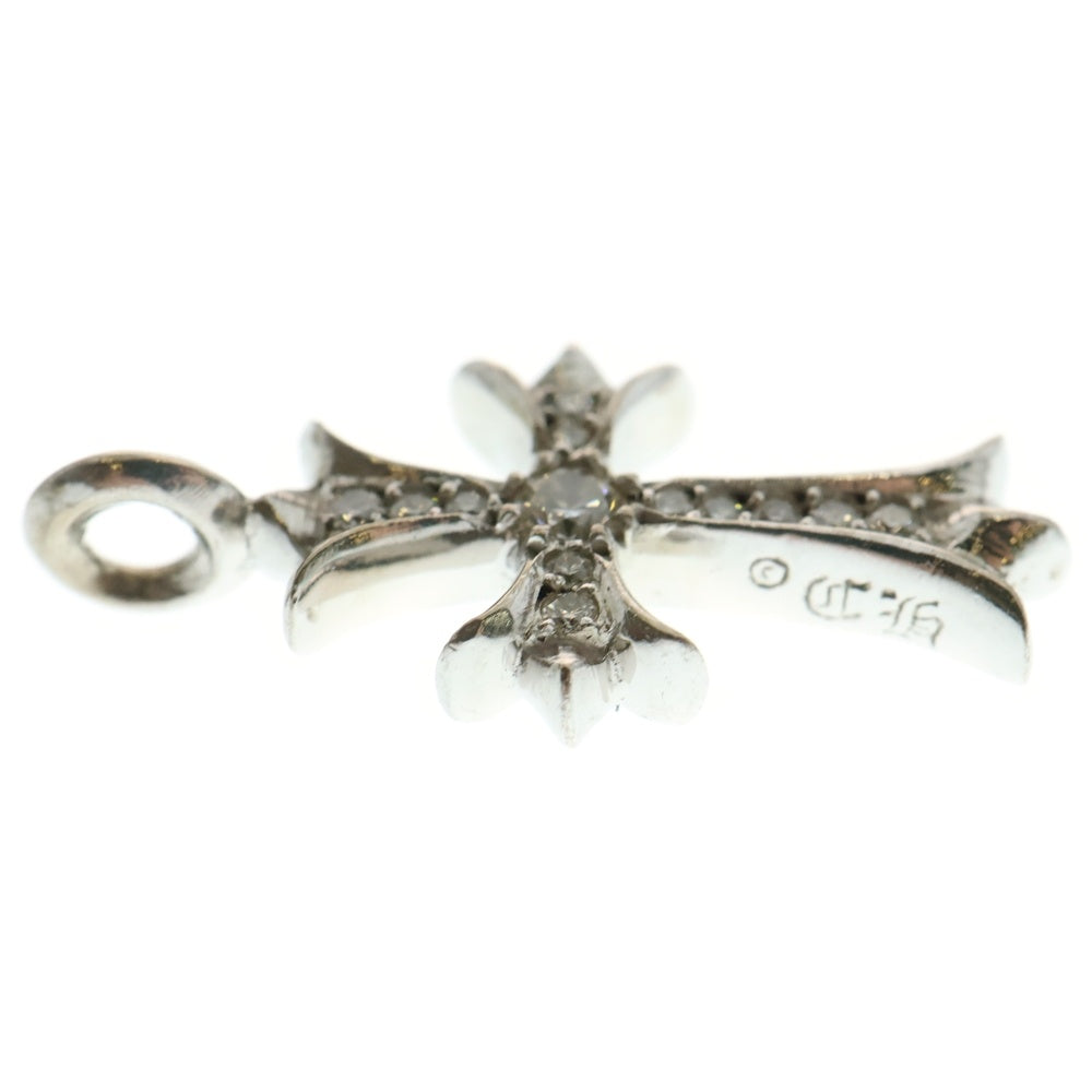 CHROME HEARTS(クロムハーツ) 18KWG OLD TNY CRSF P/DIA タイニーファットクロス オールド PAVEダイヤ ペンダントトップ ホワイトゴールド BCA008