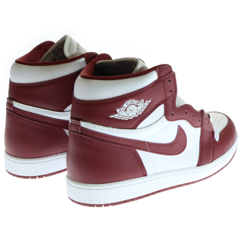 NIKE(ナイキ) AIR JORDAN 1 RETRO HIGH OG ARTISANAL RED エアジョーダン1 レトロ アーティザナルレッド ハイカットスニーカー US10/28cm DZ5485-160
