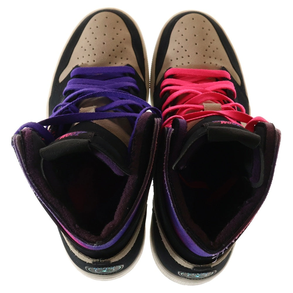 NIKE(ナイキ) ×PSG AIR JORDAN 1 HIGH ZOOM AIR COMFORT PARIS SAINT GERMAIN エアジョーダン1 パリサンジェルマン ハイカットスニーカー パープル US9/27cm DB3610-105