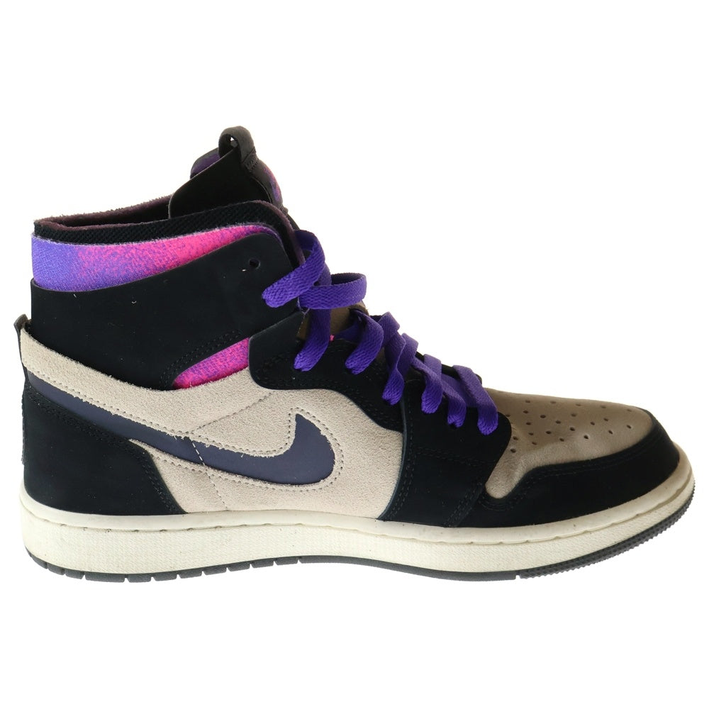 NIKE(ナイキ) ×PSG AIR JORDAN 1 HIGH ZOOM AIR COMFORT PARIS SAINT GERMAIN エアジョーダン1 パリサンジェルマン ハイカットスニーカー パープル US9/27cm DB3610-105