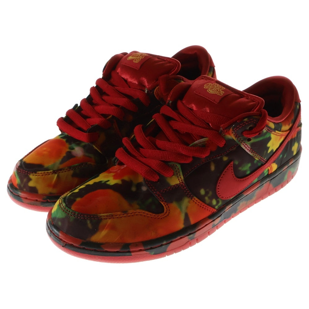 NIKE(ナイキ) ×THE WIZARD OF OZ DUNK LOW POPPY FIELD オズの魔法使い ダンク ポピーフィールド ローカットスニーカー マルチ US9/27cm FZ1291-600