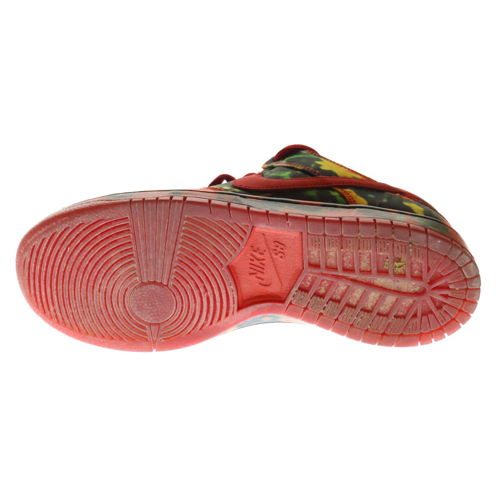 NIKE(ナイキ) ×THE WIZARD OF OZ DUNK LOW POPPY FIELD オズの魔法使い ダンク ポピーフィールド ローカットスニーカー マルチ US9/27cm FZ1291-600