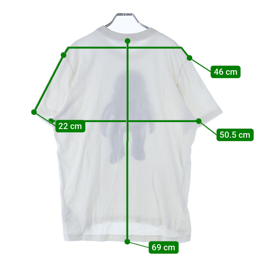 LOUIS VUITTON(ルイヴィトン) 19SS ジャガード スペースマン コットン ニット クルーネック 半袖Tシャツ ホワイト RM191M IXY HGY01W