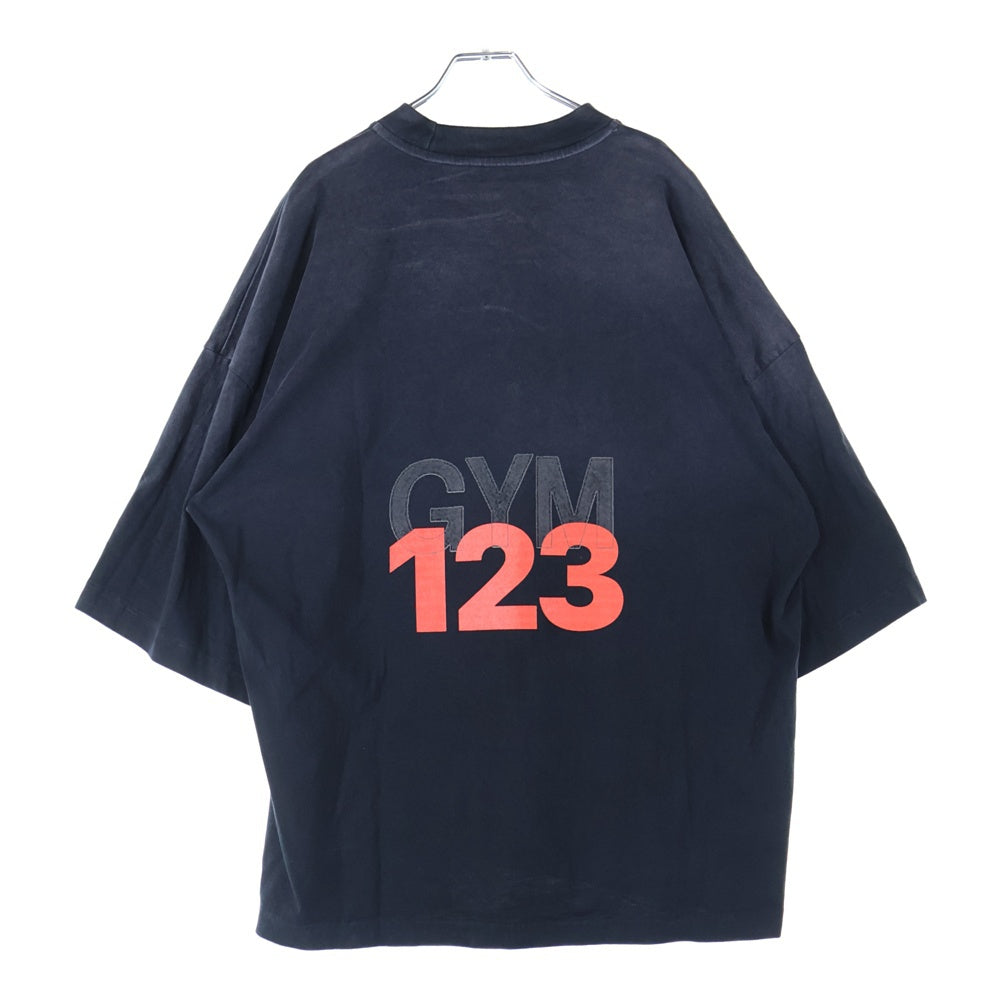 RIVINGTON roi Rebis(リヴィントンロイレビス ) 24SS ROI JESUS SS TEE ロイジーザス 両面プリント クルーネック 半袖Tシャツ ブラック