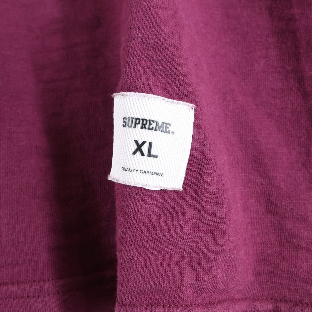 SUPREME(シュプリーム) 21SS Blurred Arc S/S クルーネック 半袖Tシャツ ボルドー