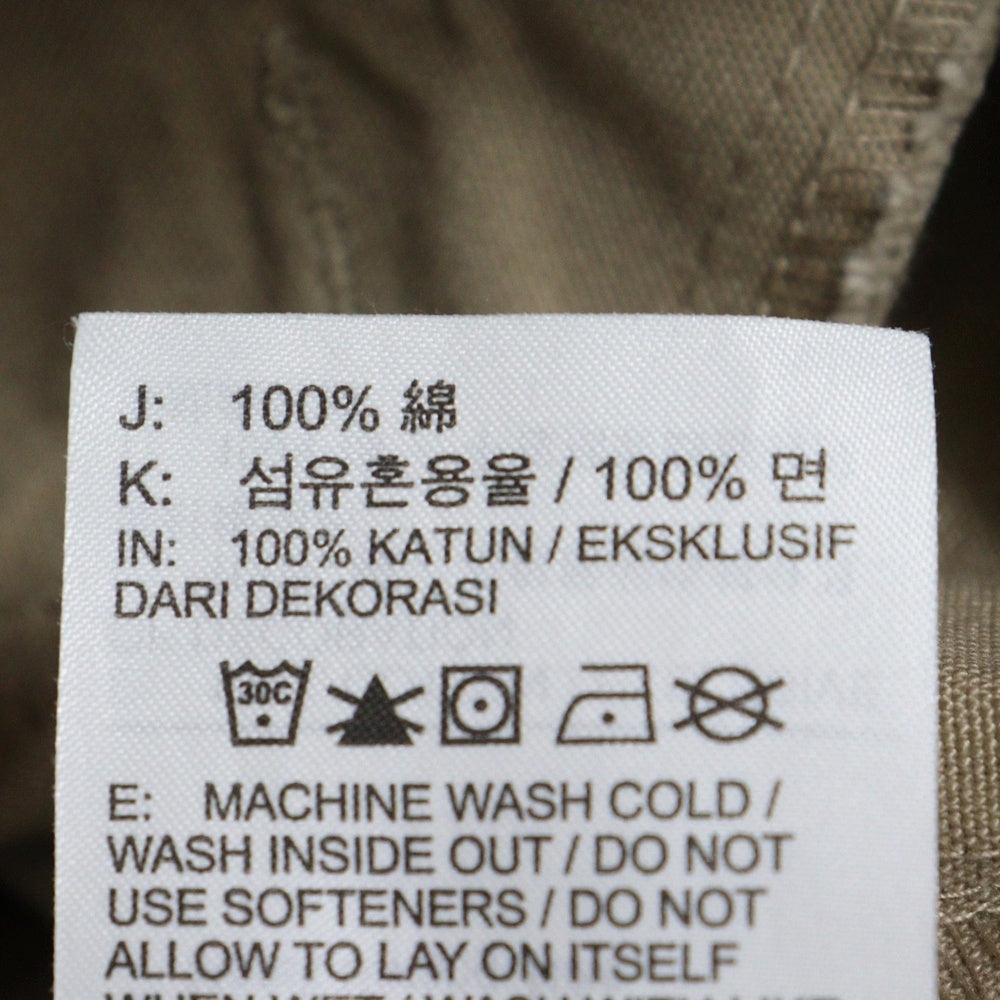 NIKE(ナイキ) AS M NK WR CANVAS JKT NCPS バックロゴ フロント刺繍 ハーフジップ ウィンドランナージャケット ベージュ FZ4727-247