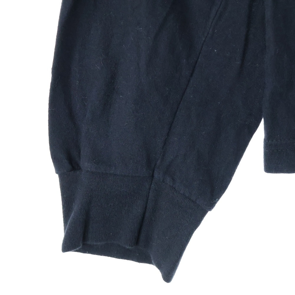 CHROME HEARTS(クロムハーツ) Neck Logo L/S Tee ネック ロゴ プリント長袖Tシャツ ロングスリーブカットソー ブラック