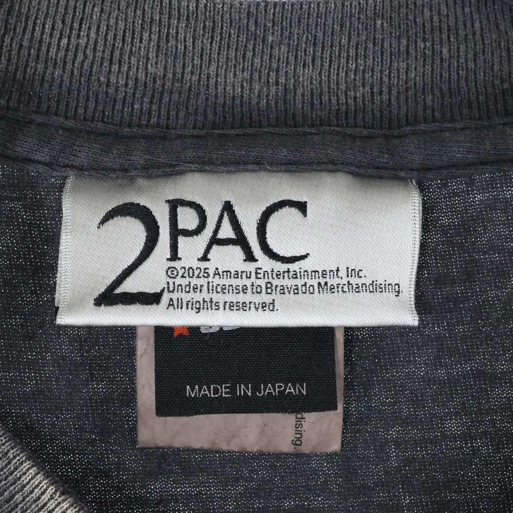 SAINT MICHAEL(セントマイケル) 25SS 2PAC TEE 2パック クルーネック 半袖カットソー Tシャツ グレーSM-HR8-0000-C14