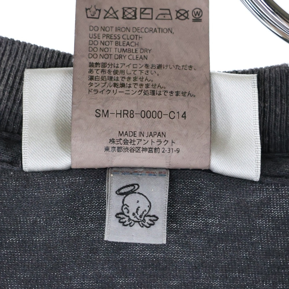 SAINT MICHAEL(セントマイケル) 25SS 2PAC TEE 2パック クルーネック 半袖カットソー Tシャツ グレーSM-HR8-0000-C14