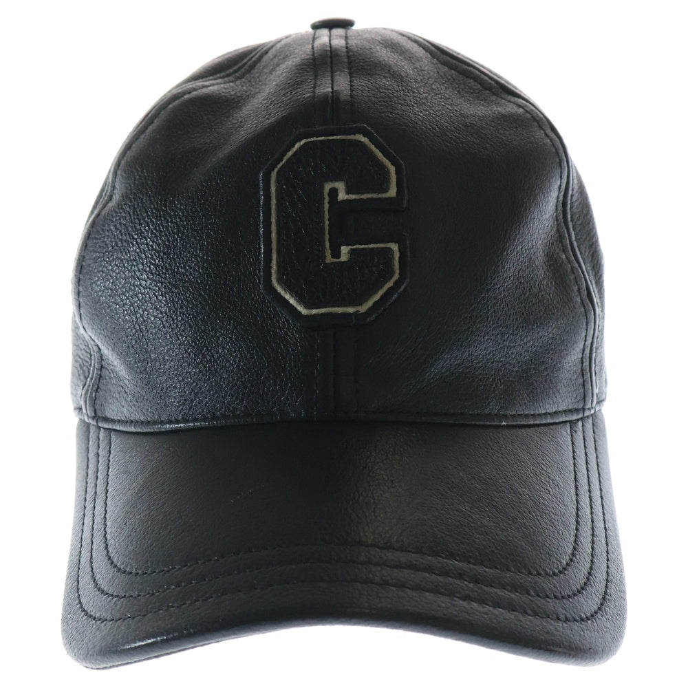 CELINE(セリーヌ) カレッジ ロゴ ベースボールキャップ 帽子 ブラック AA01J820Y