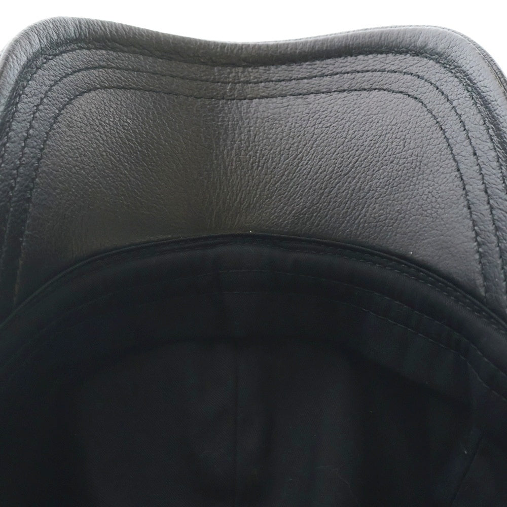 CELINE(セリーヌ) カレッジ ロゴ ベースボールキャップ 帽子 ブラック AA01J820Y