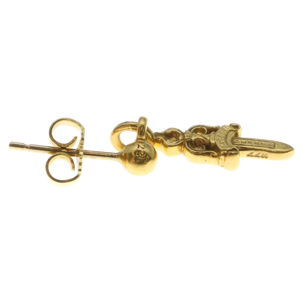 CHROME HEARTS(クロムハーツ) 22K STACK DAGGER スタック ダガー ピアス ゴールド