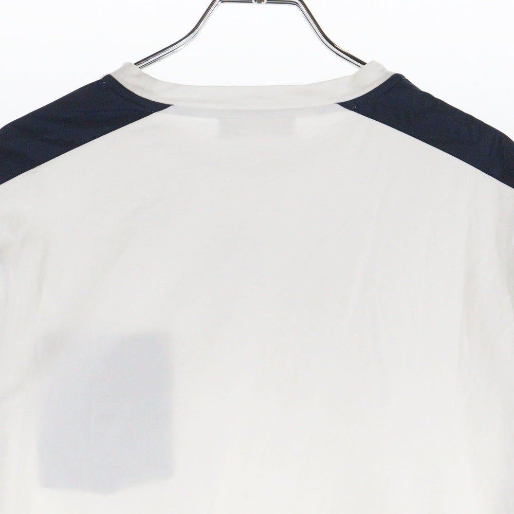 PRADA(プラダ) フロントラバーロゴ クルーネック 半袖Tシャツ ホワイト SJM979 R151 710