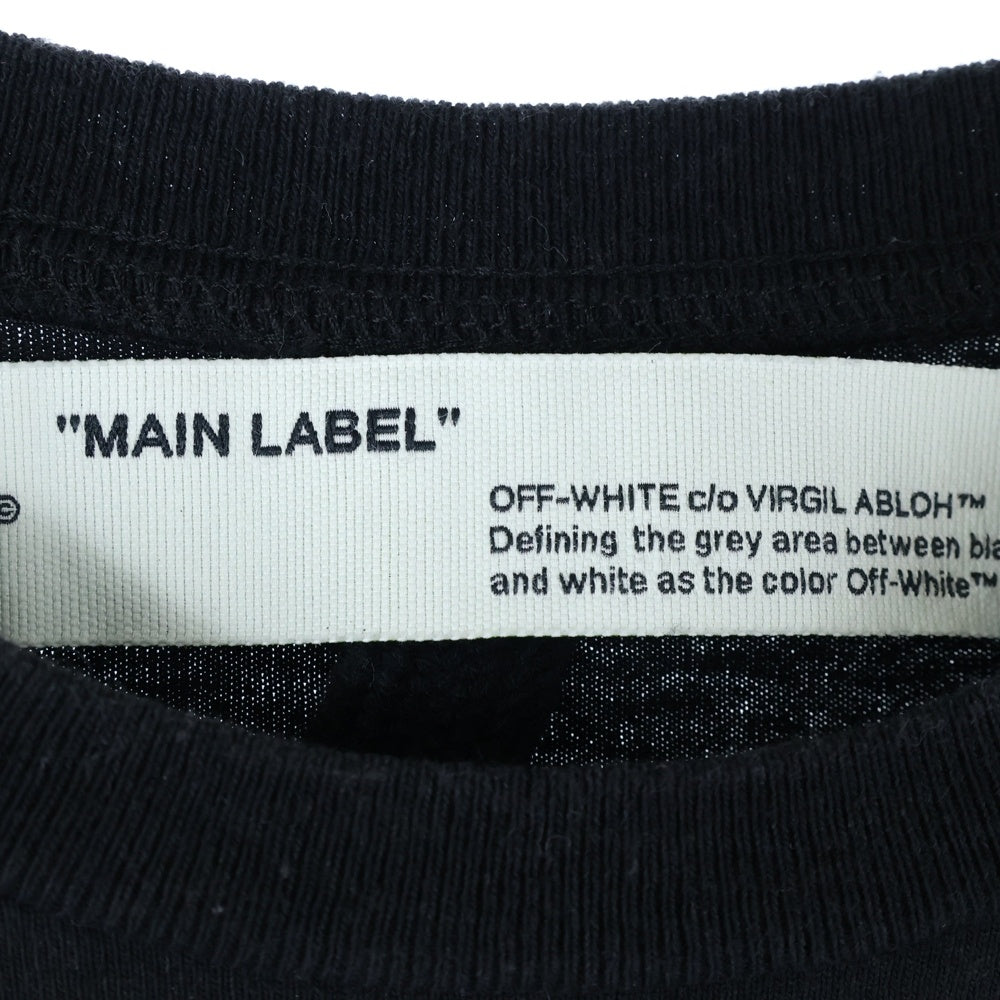 OFF-WHITE(オフホワイト) 20SS TAPE ARROWS テープアロー コットン 長袖Tシャツ ブラック OMAB001R20185002