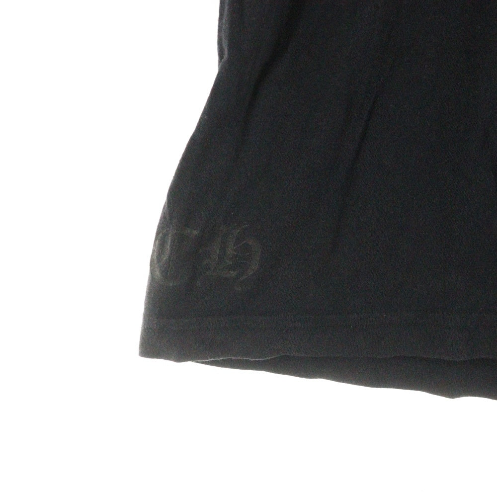 CHROME HEARTS(クロムハーツ) CH PLUS フロントCHプラスプリント クルーネック 半袖Tシャツ ブラック