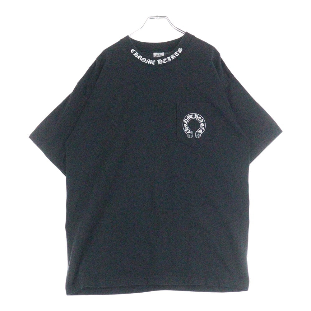 CHROME HEARTS(クロムハーツ) CH T-SHRT LTD マリブ限定 OLD オールド クロスバックプリント 半袖Tシャツ ブラック