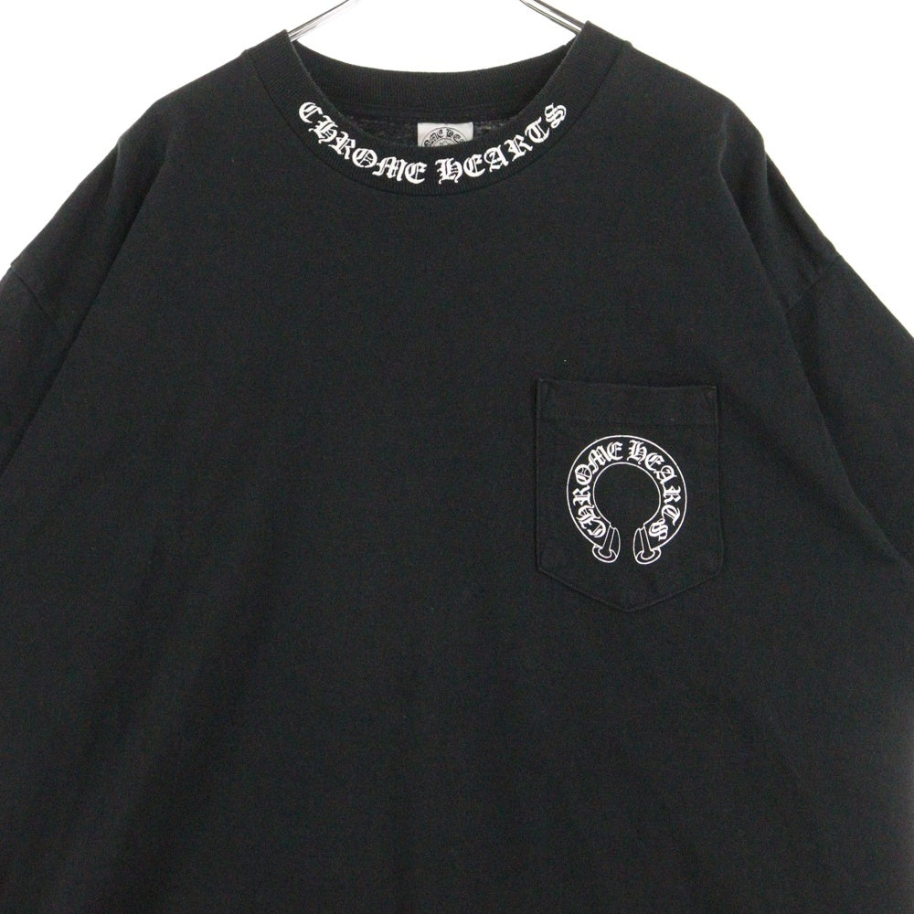CHROME HEARTS(クロムハーツ) CH T-SHRT LTD マリブ限定 OLD オールド クロスバックプリント 半袖Tシャツ ブラック