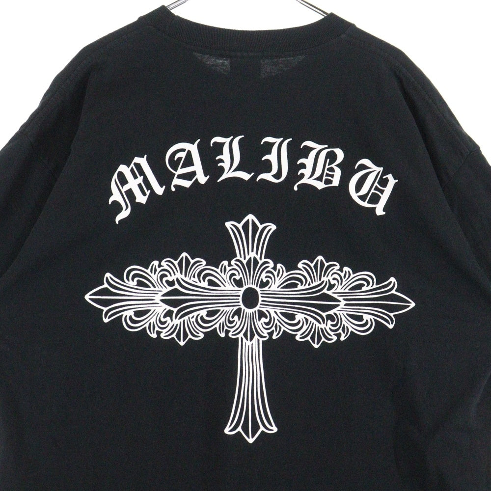 CHROME HEARTS(クロムハーツ) CH T-SHRT LTD マリブ限定 OLD オールド クロスバックプリント 半袖Tシャツ ブラック