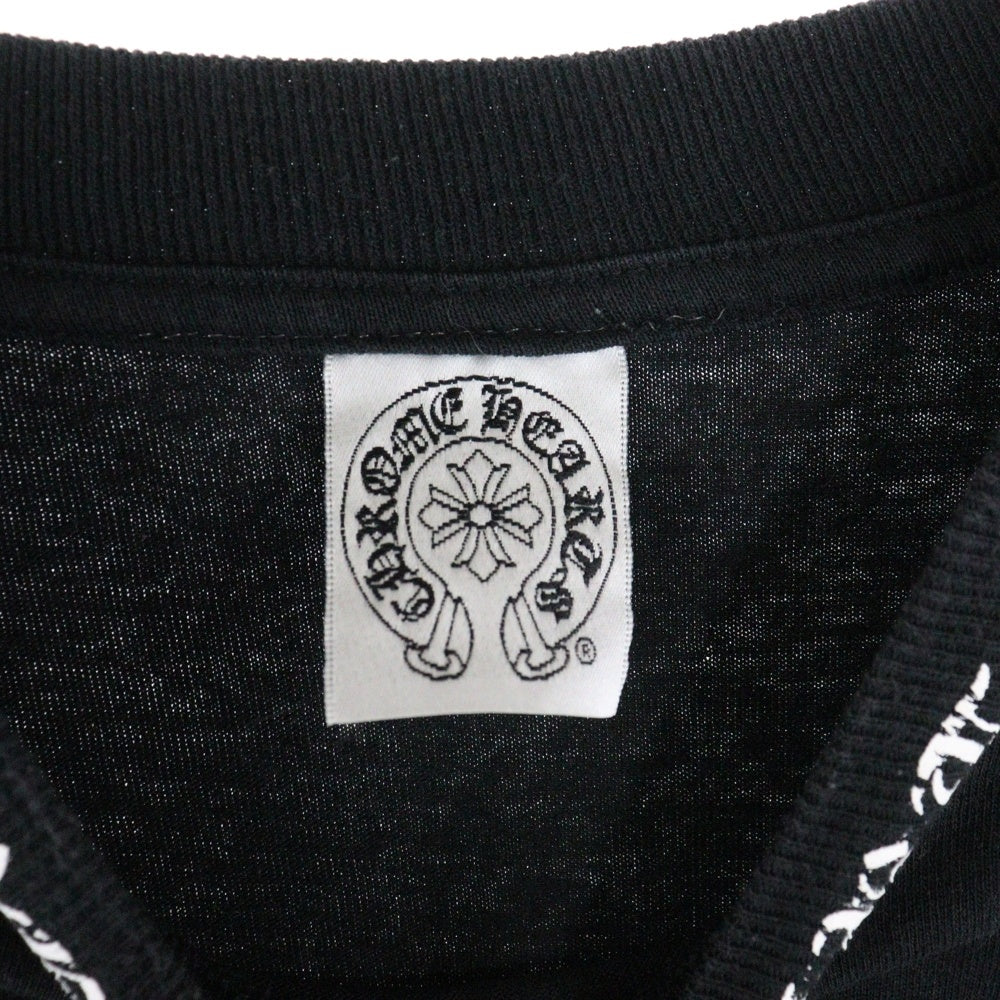 CHROME HEARTS(クロムハーツ) CH T-SHRT LTD マリブ限定 OLD オールド クロスバックプリント 半袖Tシャツ ブラック