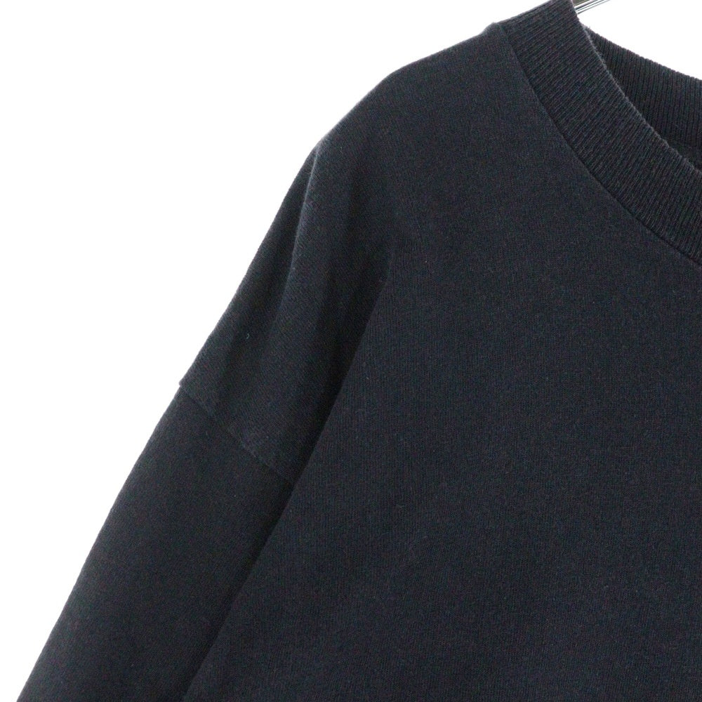 CHROME HEARTS(クロムハーツ) CH PLUS フロントCHプラスプリント クルーネック 長袖Tシャツ ブラック