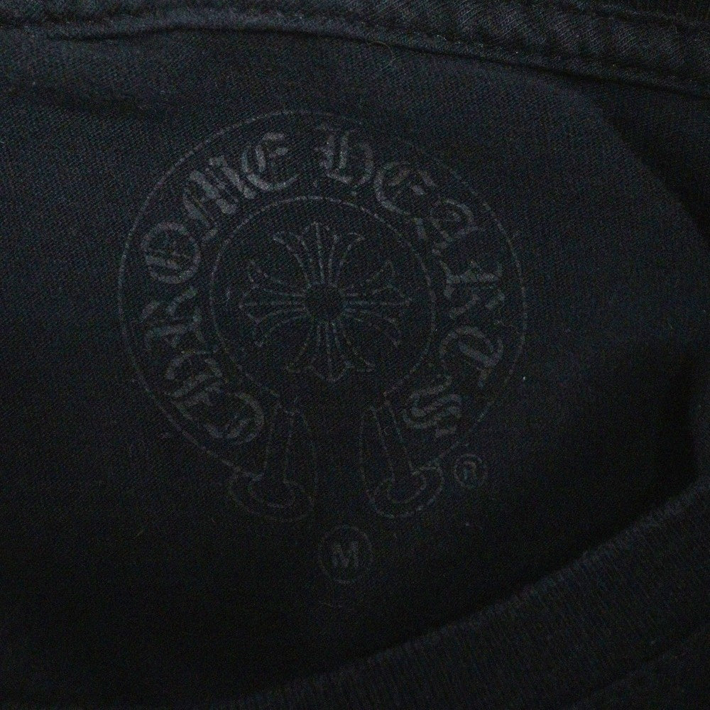 CHROME HEARTS(クロムハーツ) Dagger L/S Tee フロントヴァインダガープリント クルーネック 長袖Tシャツ ブラック