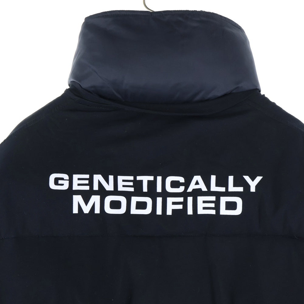 VETEMENTS(ヴェトモン) レイヤードデザイン フロントプリント ダウンジャケット ブラック WAH18JA10