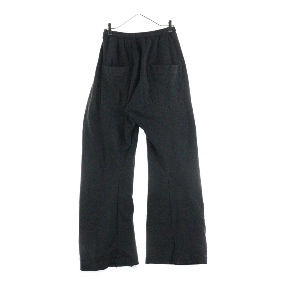 NVRFRGT(ネバーフォーゲット) 3D Twisted Lounge Wide Pants ワイドスウェットパンツ バギーパンツ ブラック NF241P06