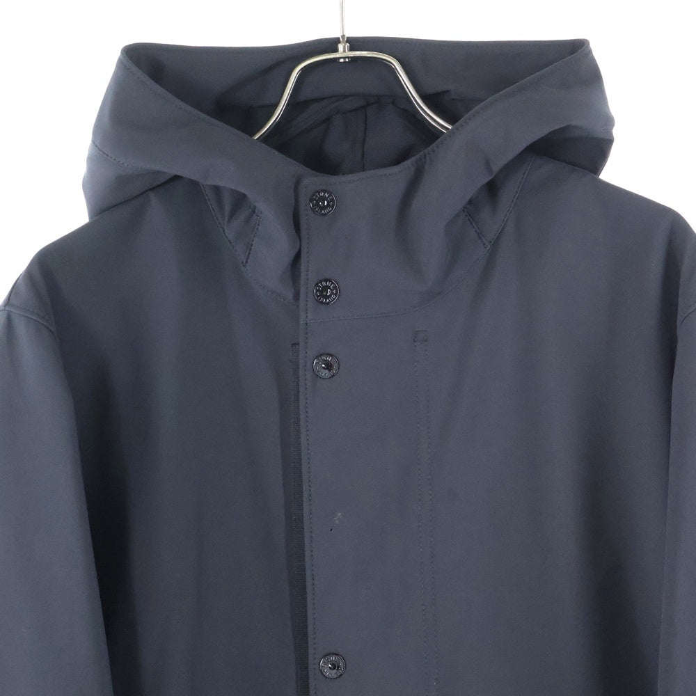 STONE ISLAND(ストーンアイランド) 22AW 袖ロゴワッペン付 フーデッドジャケット ブラック K1S154100090S0A22