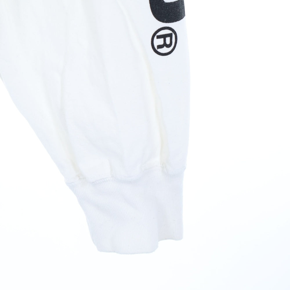 Yohji Yamamoto(ヨウジヤマモト) 23SS xNEIGHBORHOOD YN CREW NECK LS プリント 長袖カットソー ホワイト HZ-T63-288