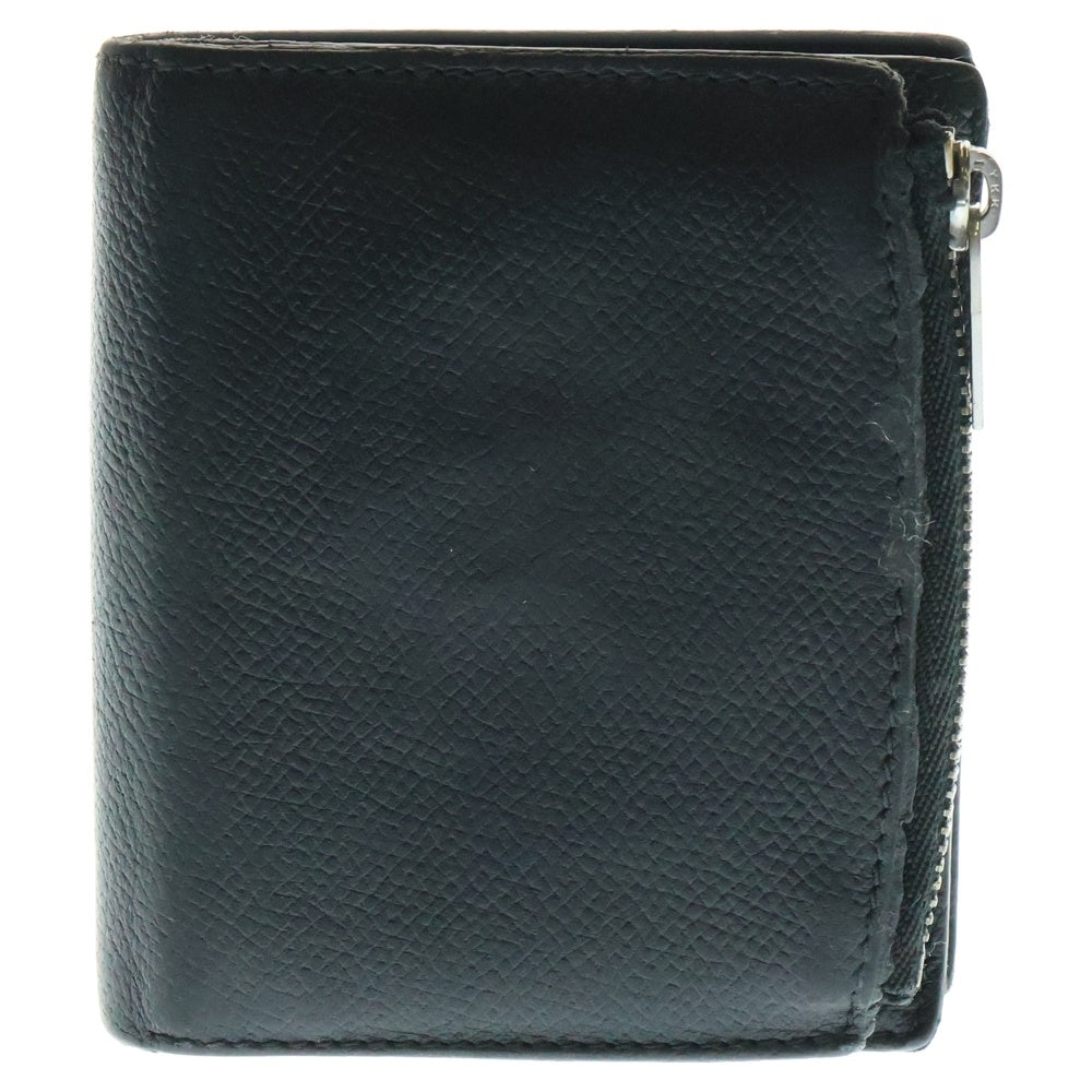 Maison Margiela(メゾンマルジェラ) フリップフラップ ウォレット レザー 2つ折り財布 S35UI0516 ブラック