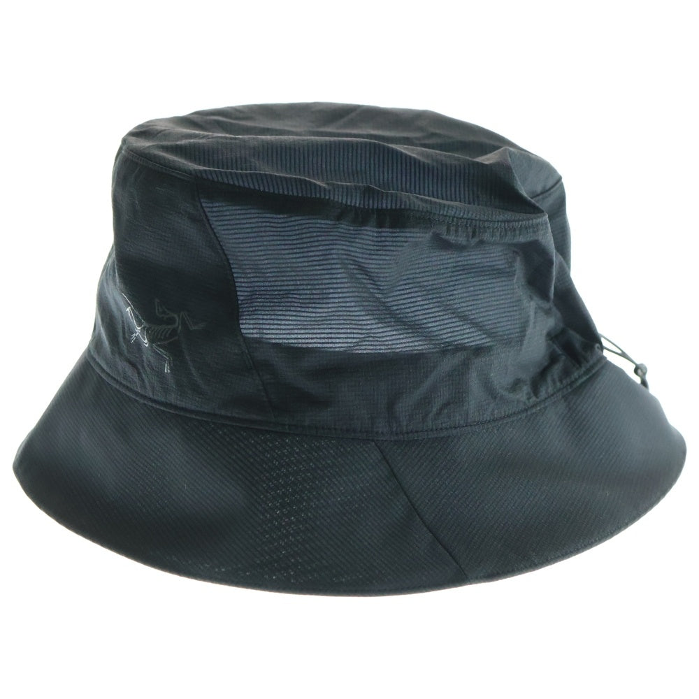 ARC'TERYX(アークテリクス) Aerios Bucket Hat エアリオス バケットハット フロントロゴ ブラック