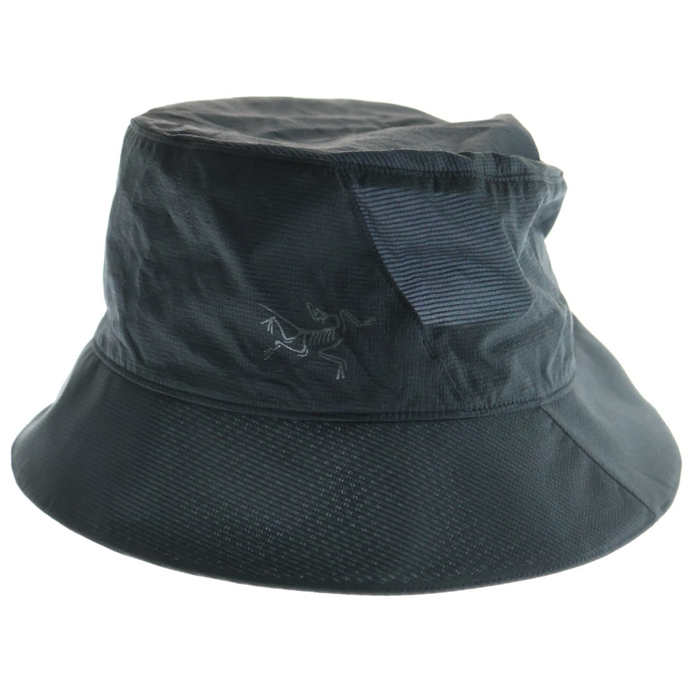ARC'TERYX(アークテリクス) Aerios Bucket Hat エアリオス バケットハット フロントロゴ ブラック