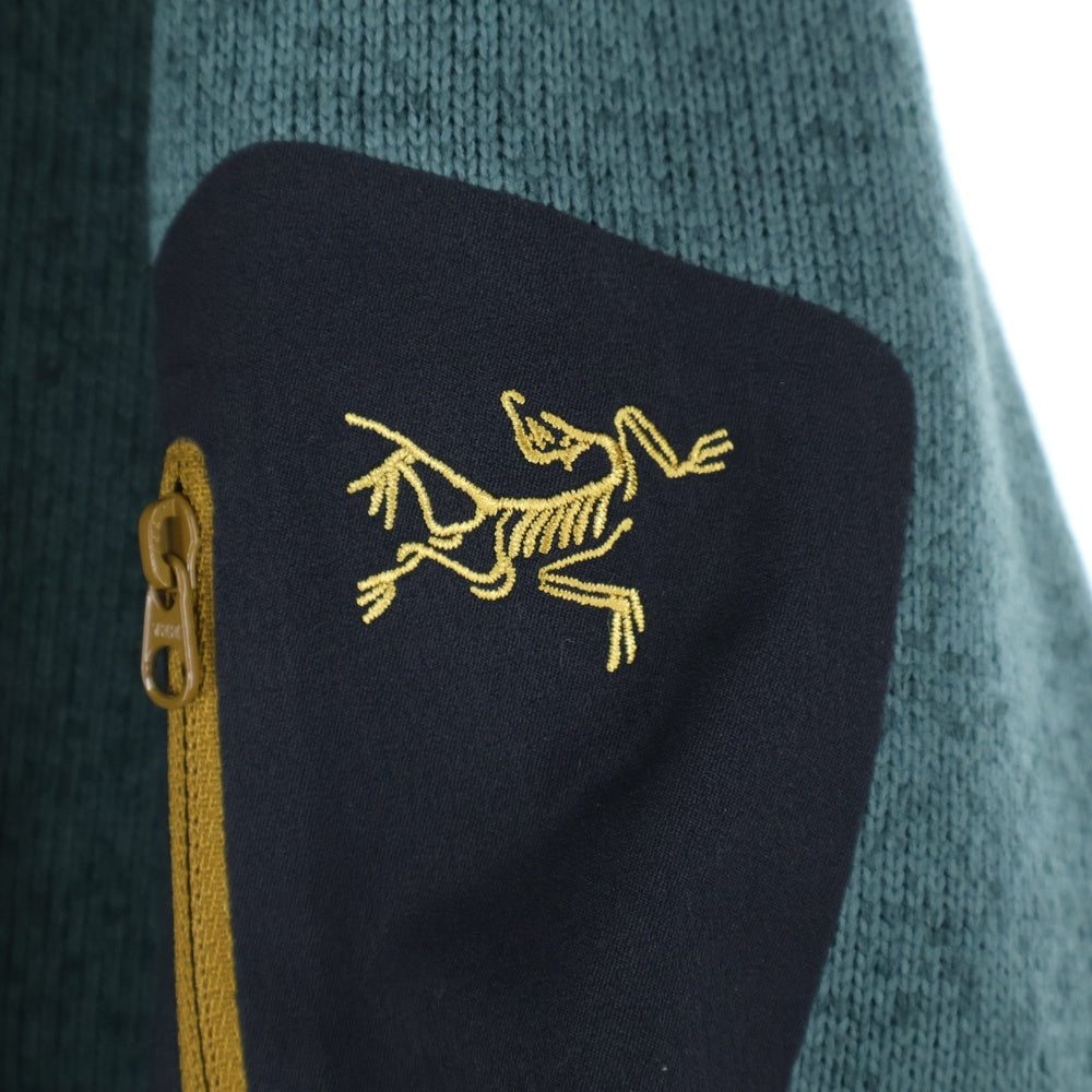 ARC'TERYX(アークテリクス) COVERT CARDIGAN コバート カーディガン 袖ポケット 袖ロゴ フリースジャケット グリーン