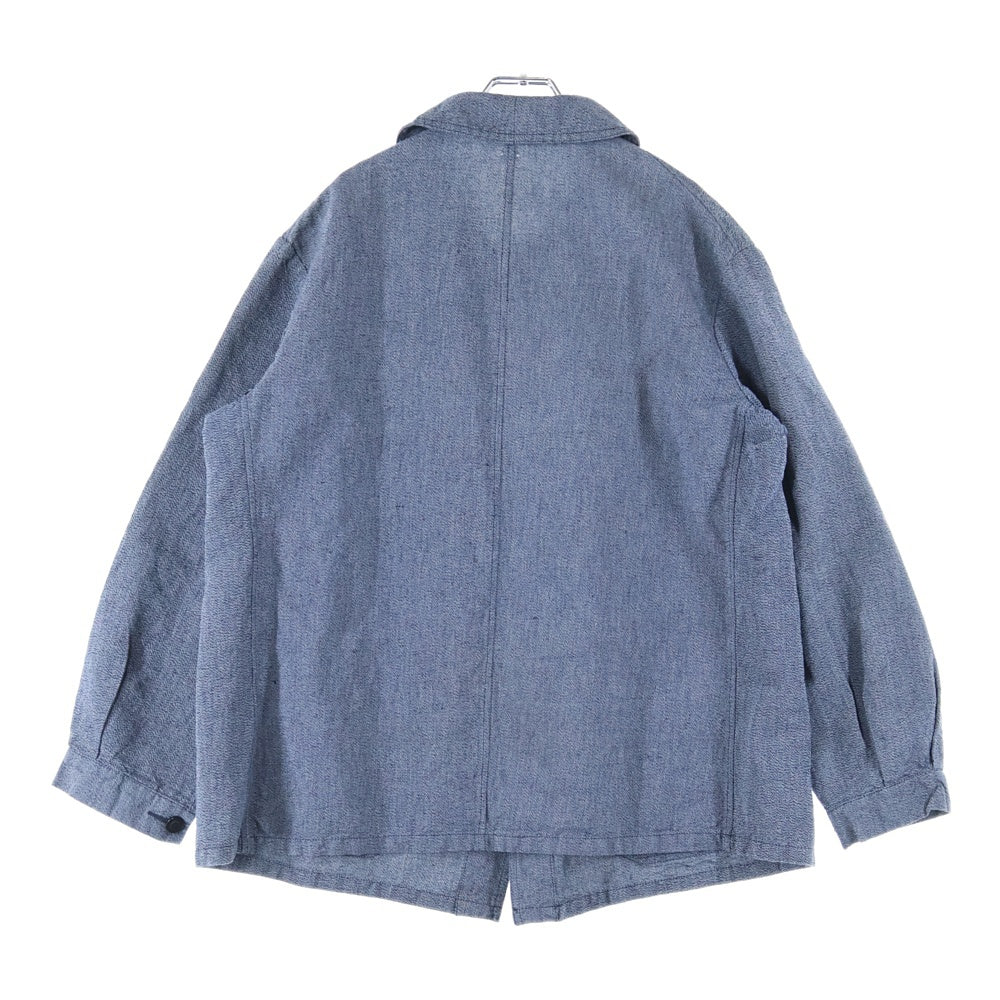 OUTIL(ウティ) VESTE THIERS カバーオール ユーロワーク ブルー OV-T014
