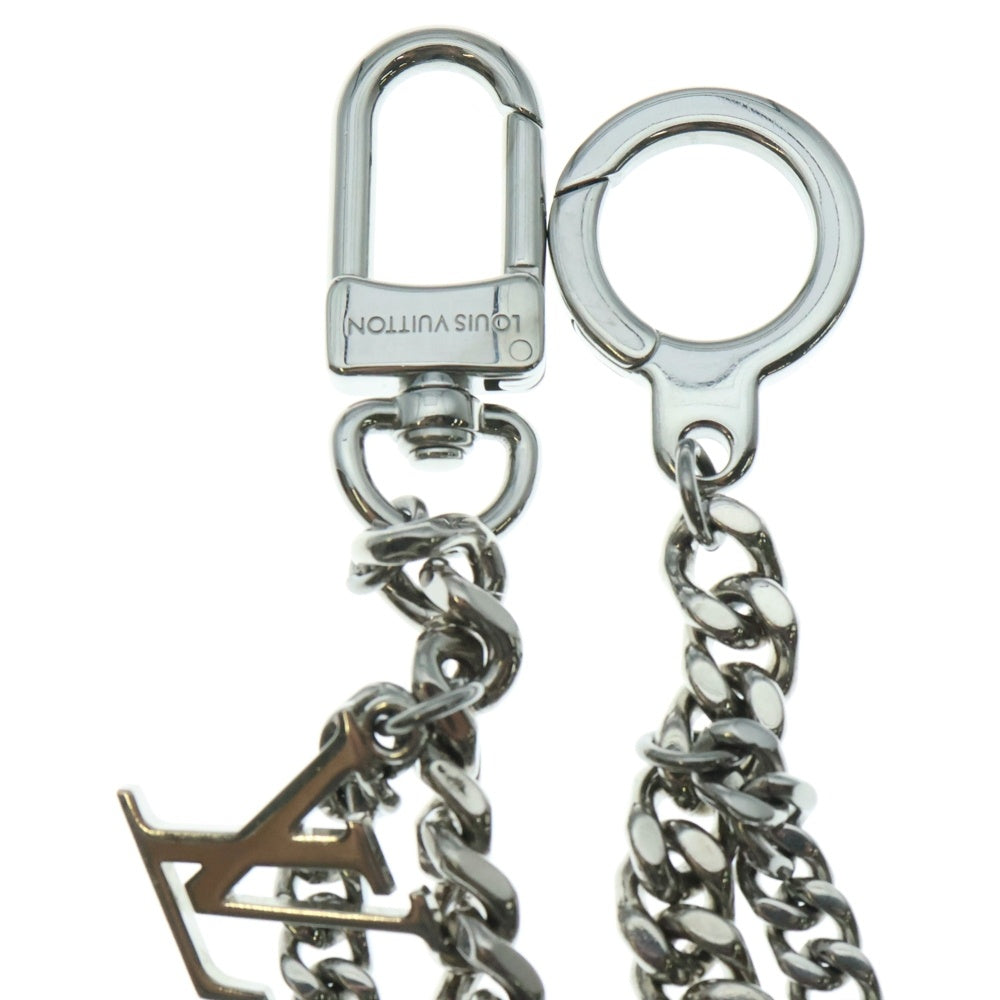 LOUIS VUITTON(ルイヴィトン) M02216 チェーンベルト・LV・フィガロ バッグチャーム LVシグネチャー ダブルチェーン シルバー