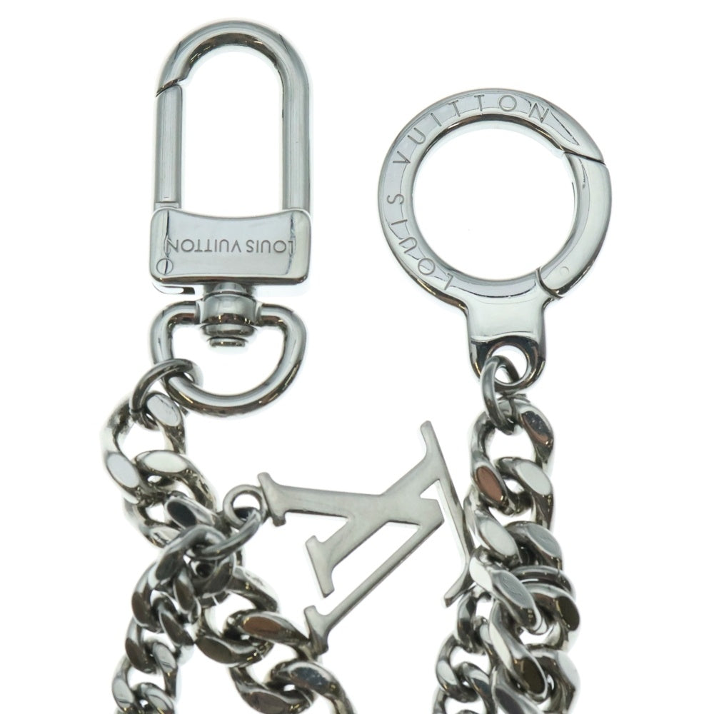 LOUIS VUITTON(ルイヴィトン) M02216 チェーンベルト・LV・フィガロ バッグチャーム LVシグネチャー ダブルチェーン シルバー