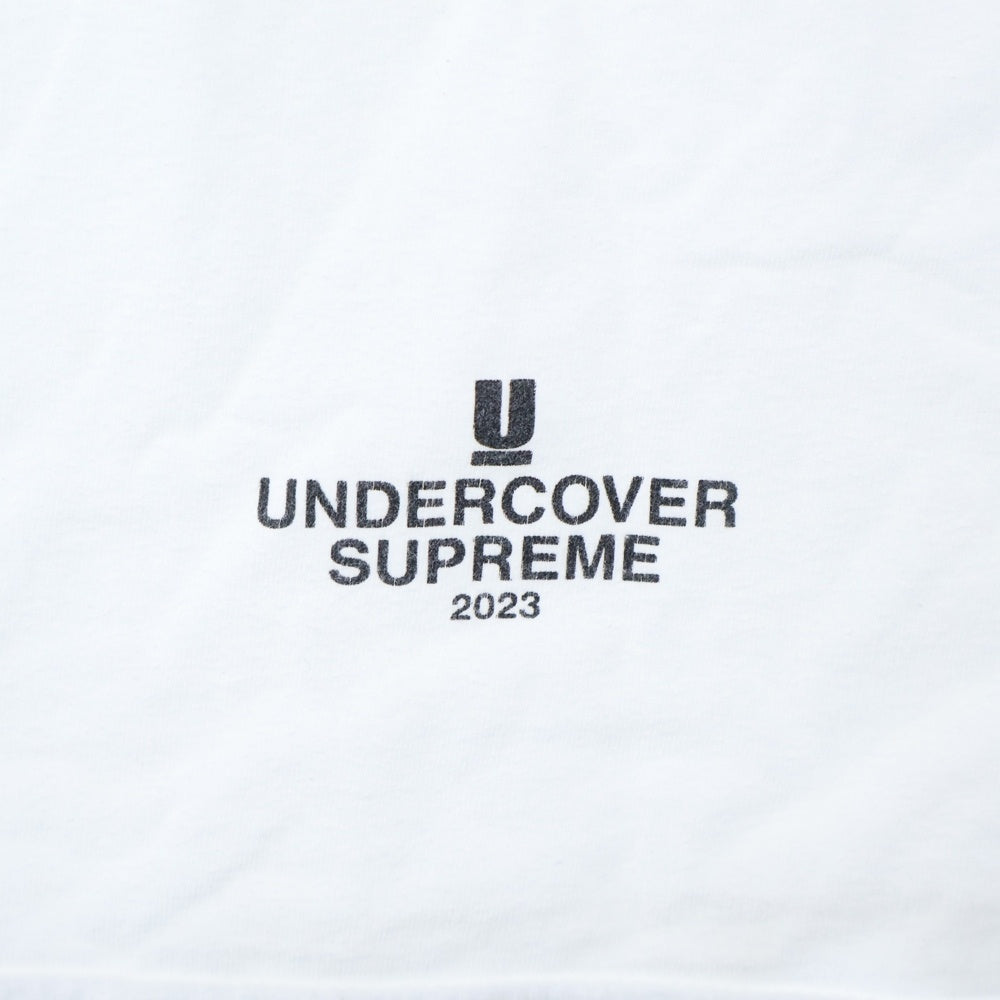 SUPREME(シュプリーム) 23SS ×Under Cover アンダーカバー フロントプリント クルーネック 半袖Tシャツ ホワイト