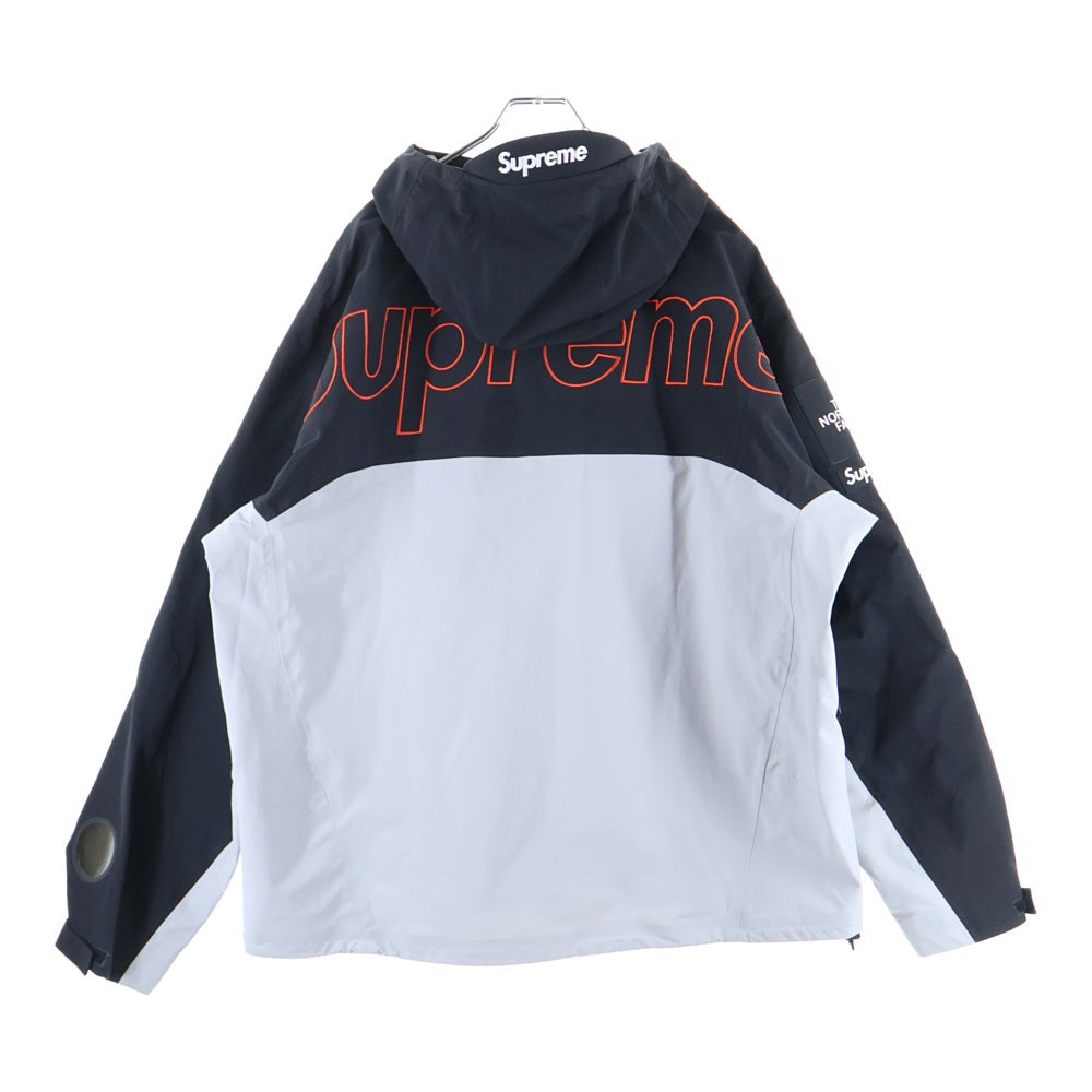 SUPREME(シュプリーム) 22AW×THE NORTH FACE Taped Seam Shell Jacke テープド シーム シェル ジャケット ナイロンマウンテンパーカー グレー/ブラック NP52207I