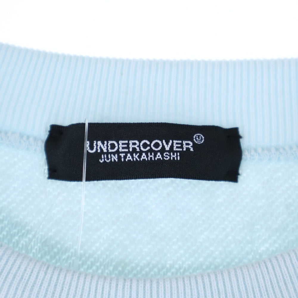 UNDERCOVER(アンダーカバー) 両面プリント クルーネックスウェットトレーナー 長袖 ブルー UC2E4815-5