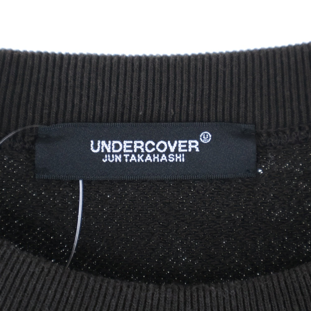 UNDERCOVER(アンダーカバー) 23SS フロントロゴ クルーネックスウェットトレーナー ブラウン UC1C9801
